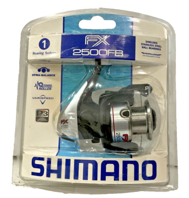 shimano  Fx 2500FB spinning fishing   reel NIB New Sealed aluminum spool