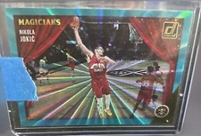 2021-22 Panini Donruss - Magicians Holo Teal Laser #10 Nikola Jokić