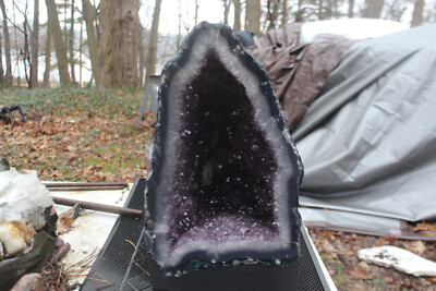 Tall 18.5 inch Very Beautiful Excellent Quality Amethyst Geode