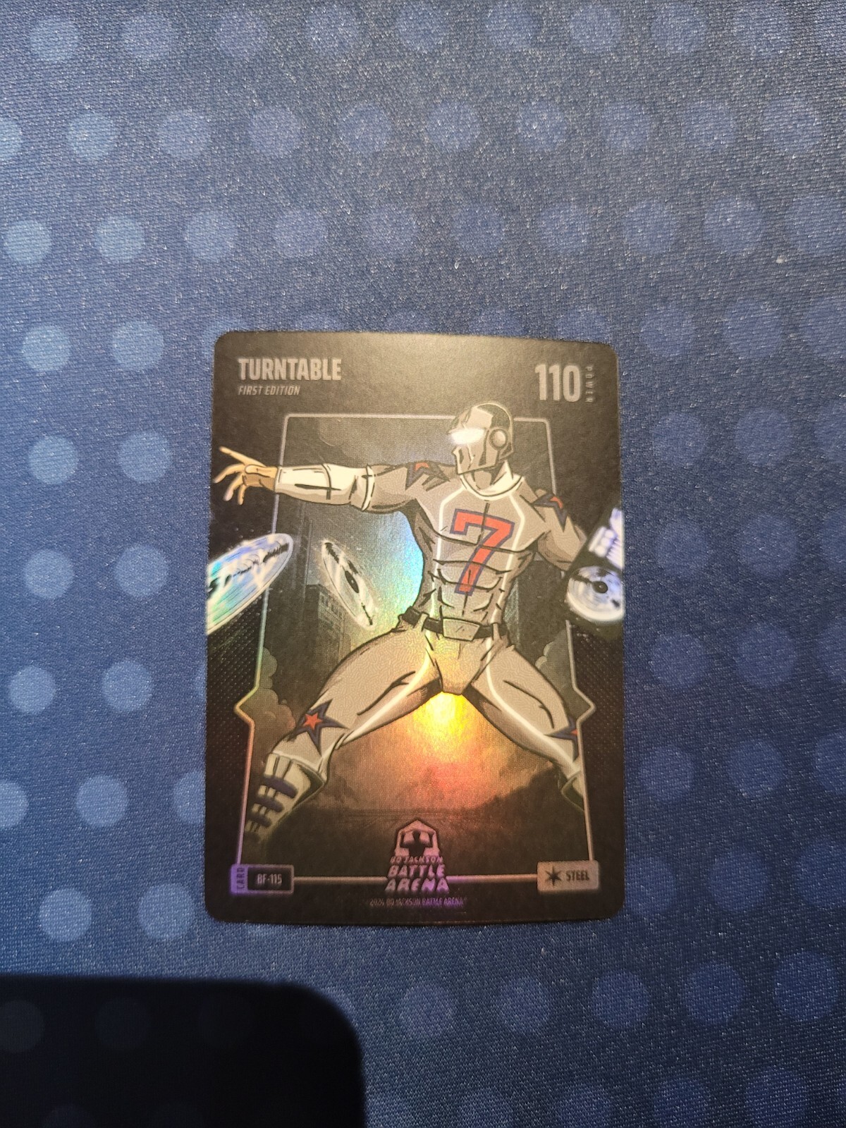 Bo Jackson Battle Arena Battlefoil Steel Turntable #BF-115 Trea Turner