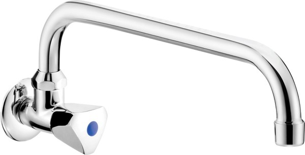 Wandventil Chrom Kaltwasserarmatur Wasserhahn GäSte-Wc Armatur Kaltwasser-image