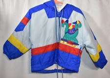 London Fog Jacket Dinosaur Wind Breaker Boy's Size 2 Toddler Vintage