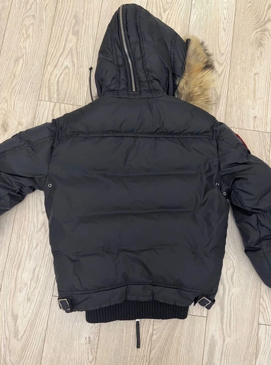 Dsquared2 Kids logo-print crinkled bomber jacket - Black