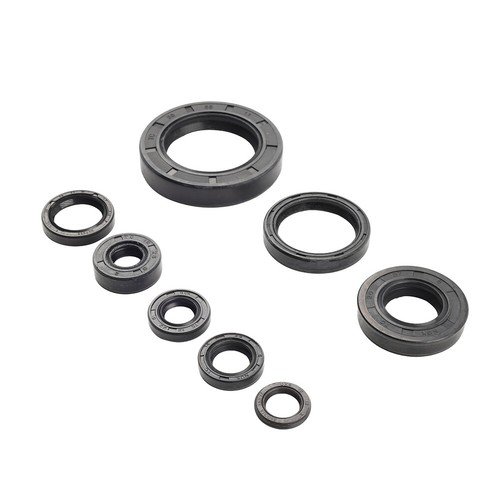 Complete Engine Oil Seal Kit Set 8pcs For Honda CR250R 1992-2001 - Picture 3 of 10