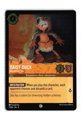 DAISY DUCK MUSKETEER SPY 7/204 COLD FOIL DISNEY LORCANA NM