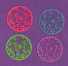 BUTTERFLY CIRCLE die cuts scrapbook cards