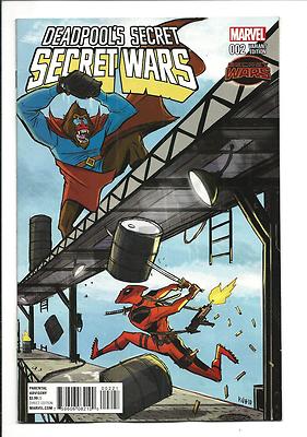 Deadpool's Secret Secret Wars # 2 Bobby Rubio 1:25 Variantencover Oktober 2015 Neuwertig
