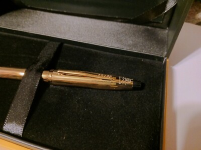NEW Cross USA Classic Century II 23kt Gold Ballpoint Pen $300