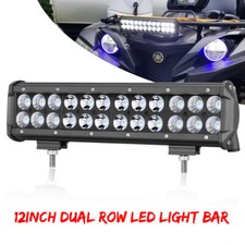 12inch 72w Led Light Bar Dual Row Spot Flood Combo Work Driving Fog Off Road Rv