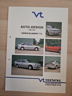 NISSAN Bluebird T12 VESTATEC Car Styling Exclusiv 1980 Tuning D&W Prospekt