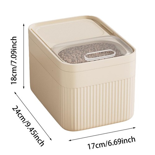 Airtight Pet Food Storage Container Up To 30 Lbs For Dog Cat And Other Pet - Picture 4 of 16