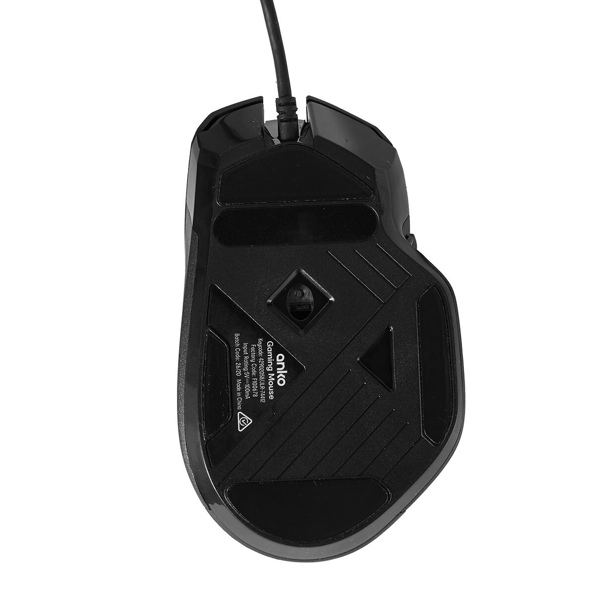 ANKO Gaming Mouse RGB Backlit Programmable Wired USB for PC Laptop