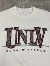 vintage 90s UNLV RUNNIN REBELS sweatshirt M University Nevada Las Vegas Hey Reb