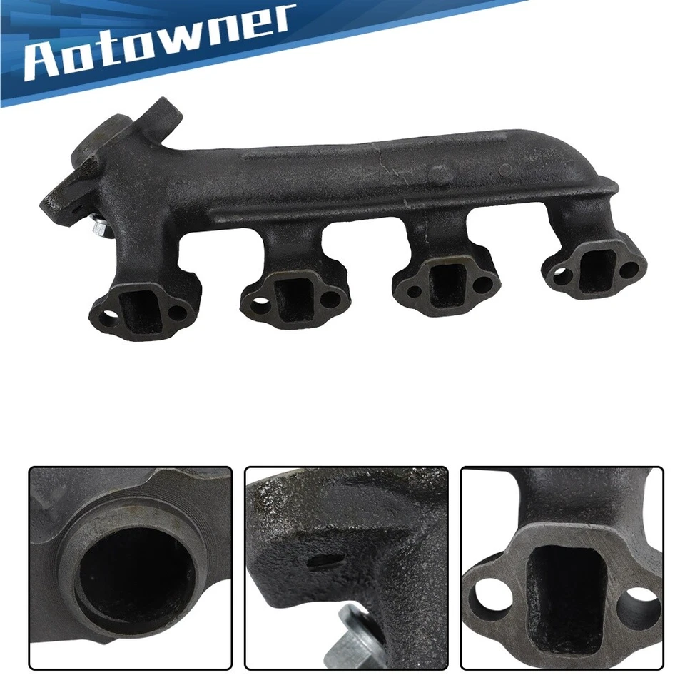 For Ford F-150 F-250 F-350 Pickup 5.0L 1986-1996 Passenger Side Exhaust Manifold — 第 3/4 张图片