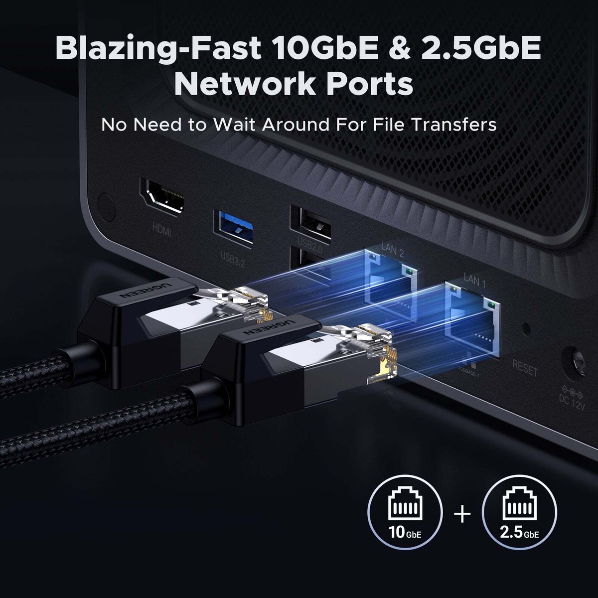 UGREEN NASync DXP4800 Plus 4-Bay NAS with Intel Pentium Gold 8505