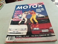 Oct 1991 MOTOR Magazine FORD FALCON XR8 vs Commodore SS Subaru SVX Celica BMW