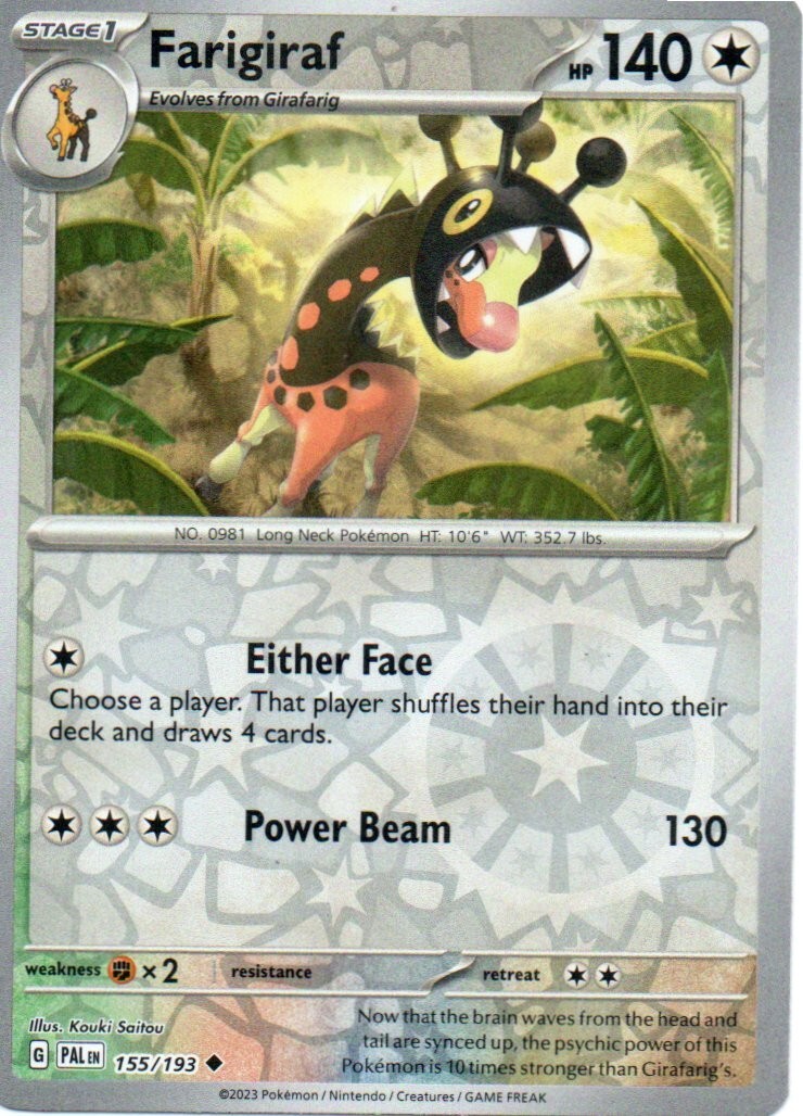 Pokemon CCG - Farigiraf #155 Foil