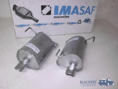 IMASAF Auspuff Endtopfset links+rechts für Subaru Forester SH 2.0 X 2008-2013