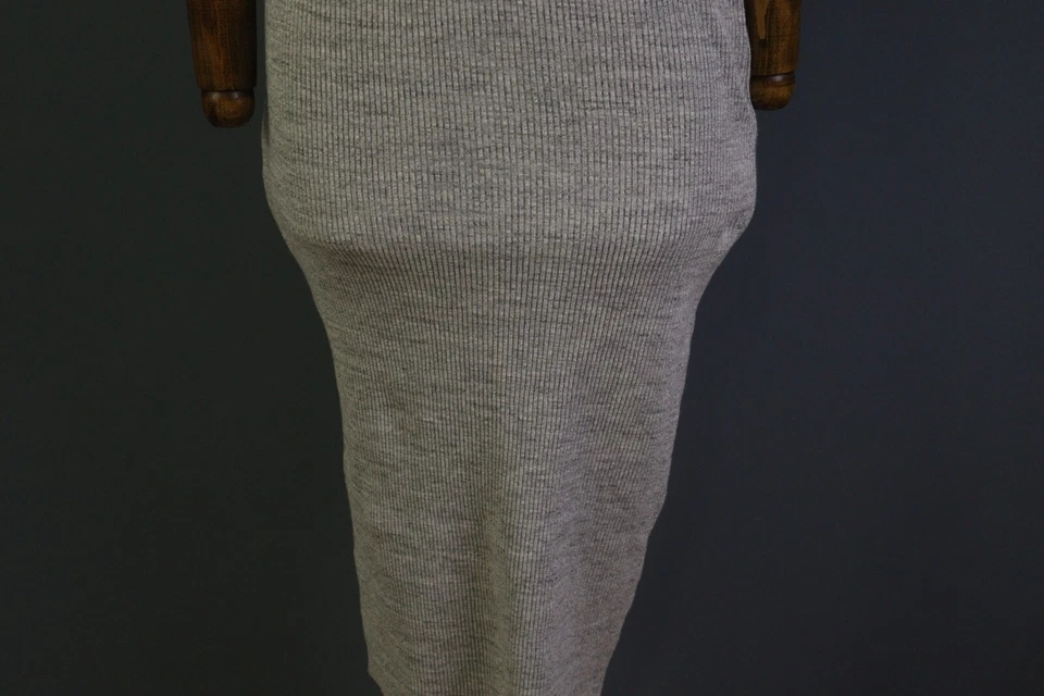 Vestido sin mangas suéter estándar James Perse gris mezcla de algodón liso talla 3 Foto 3 de 4