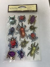 Recollections Bugs Insects Stickers 3-d Unique