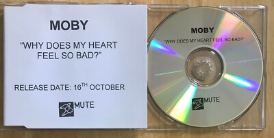 Moby 'Why Does My Heart Feel So Bad?' CD Promo Demo Single 1999 UK Mute