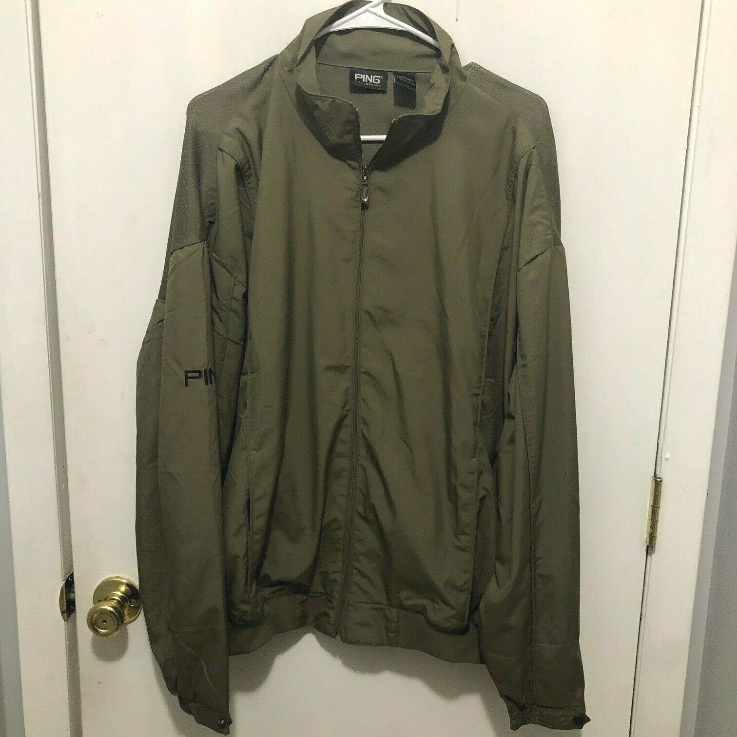 Ping Collection Full Zip Windbreaker Jacket Mesh … - image 1