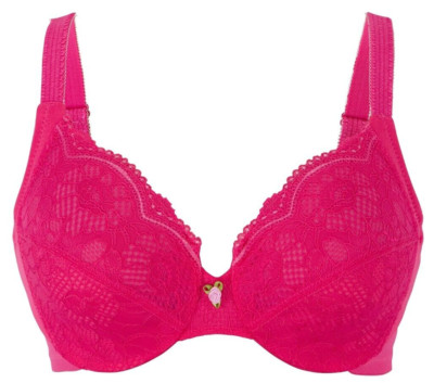 Brand Name PRETTY~HOT~PINK~BRA 36C Wonderwire (UBER COMFORT) Smooth-Sides! NEW