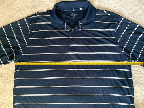 Jack Nicklaus Golden Bear Men's Performance Short Sleeve Golf Shirt Sz XL Navy - 第 6/9 張圖片