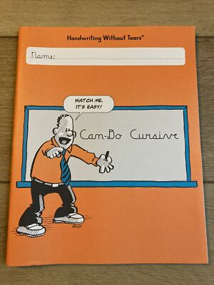 Can-Do Cursive - Handwriting Without Tears Homeschool Workbook Writing Brand New
