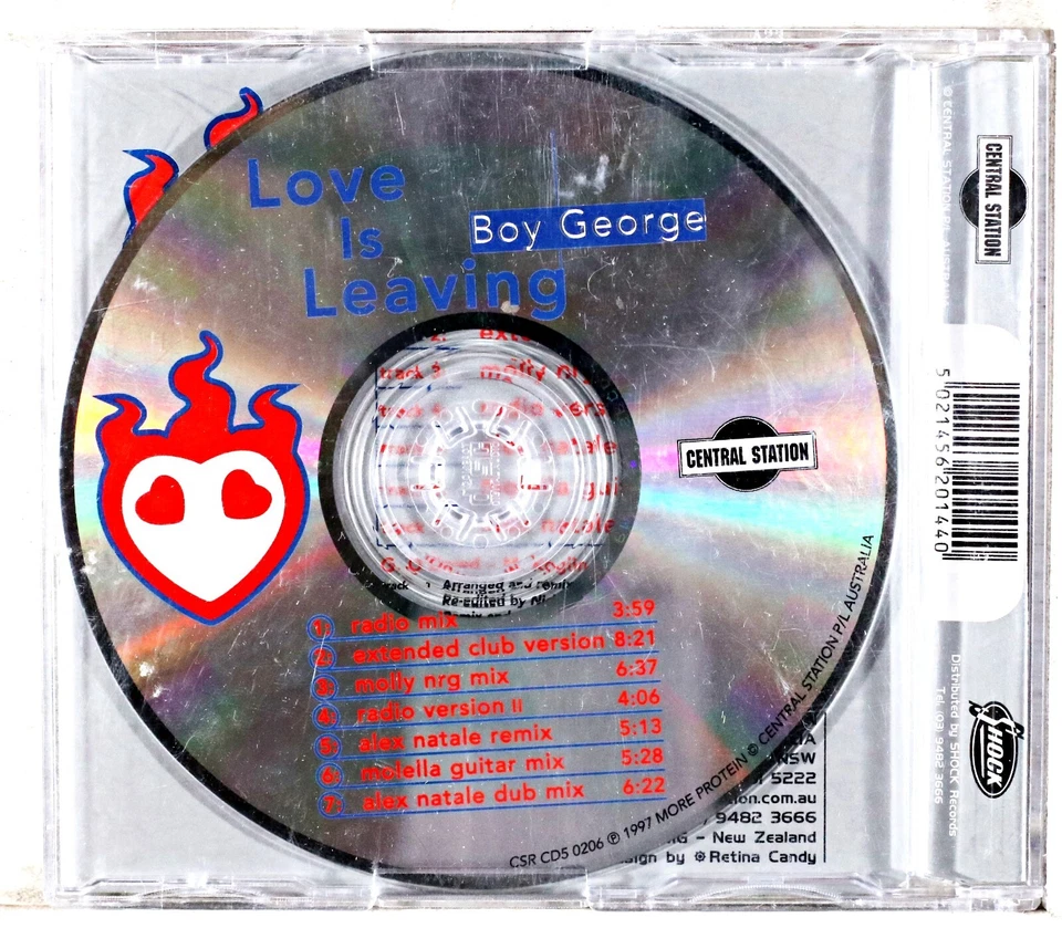 Boy George - Love Is Leaving (CD 1997) Foto 3 de 3