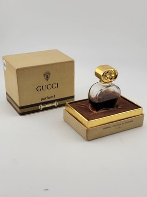 ヴィンテージ　GUCCI parfum 1 6ml 香水　グッチ Vintage 1970's Gucci 1 Parfum 1/5 fl oz/6 ml Pure Perfume Rare