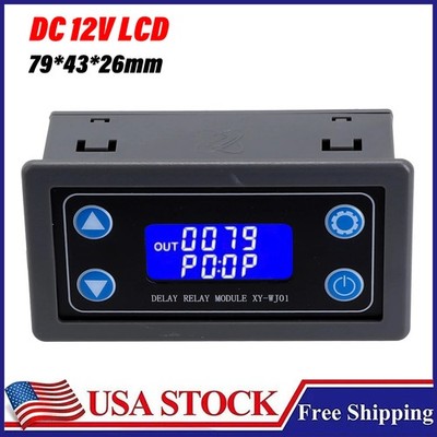 XY-WJ01 Delay Relay Timer Module DC 6-30V LCD Display Digital Timer Switch