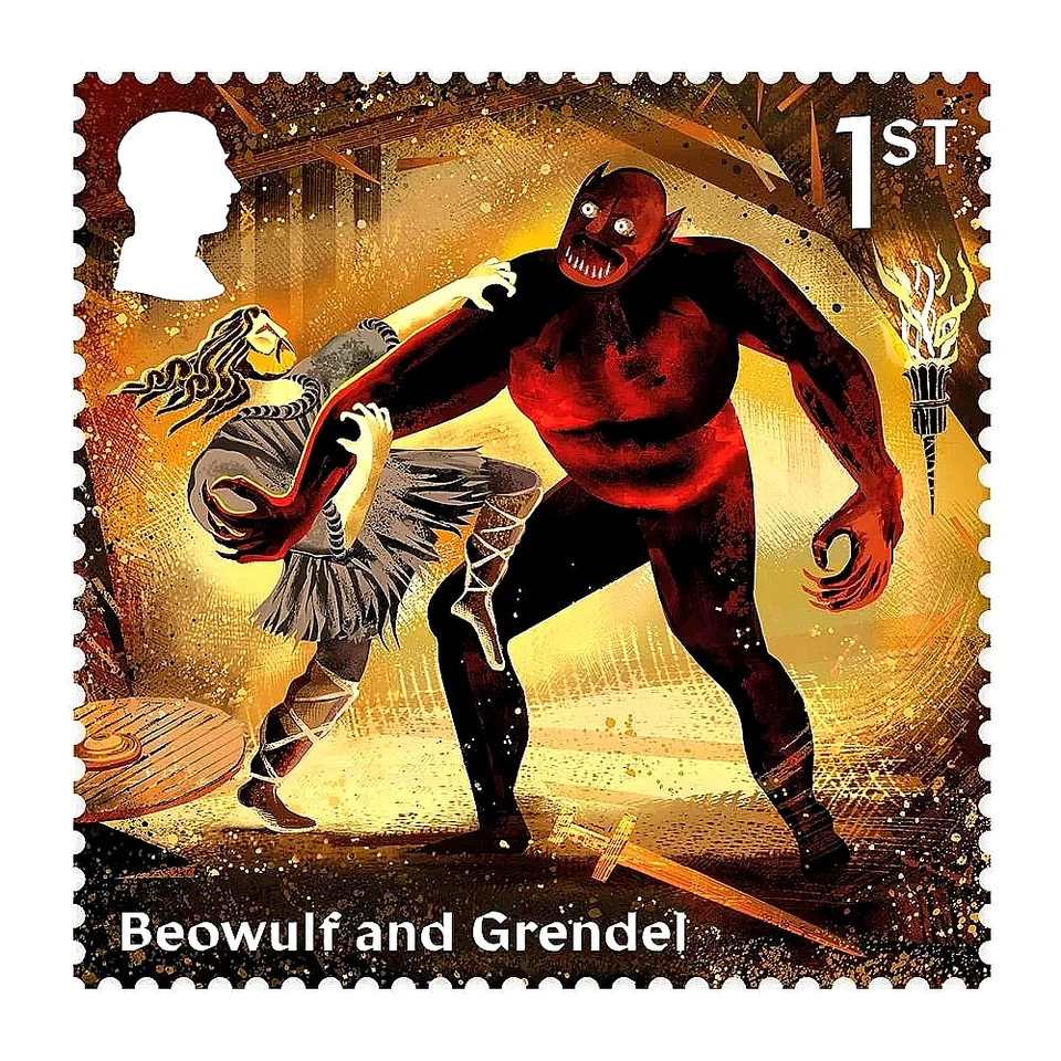 GB 2025 SC 4630-4637 MYTHS & LEGENDS HZ STRIPS OF 4 MULTI 1st (2) MNH OG VF - Image 2 of 4