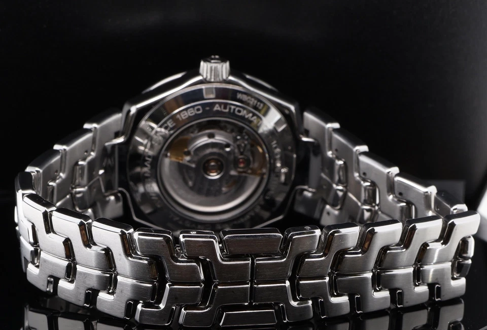 Auth Tag Heuer Link Calibre 5 Automatic 200m Steel Diamond Bezel Watch WBC 2113 - image 4 of 4