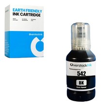 1PK Replacement for Epson 542 Black Ink Bottle for EcoTank Pro ET16600 5150 5170