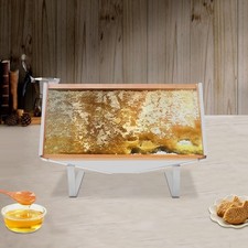 Honeycomb Frame Display Stand, Stainless Steel Honey Uncapping Holder Frame