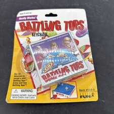 Basic Fun Classic Game Keychain Battling Tops Hasbro 2000 New