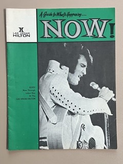 Elvis August 1974 NOW Las Vegas Hilton Magazine / Direct From Memphis