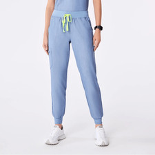 NWT Figs Zamora Jogger Scrub Pants Heather Indigo