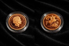 2011,22ct Royal Mint Gold Proof Half Sovereign Elizabeth II Pristine Condition