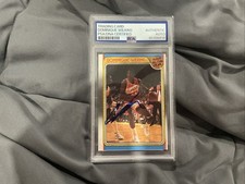 1988-89 Fleer - Fleer All Star Team Dominique Wilkins #125 Autographed Card