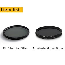 Image of Variable ND Filter for Camera Adjustable Neutral Density Lens Filter (ND2-ND400)