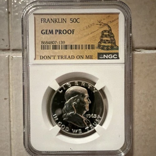 1963 Franklin Half Dollar NGC GEM PROOF 50C Silver 8684807-139