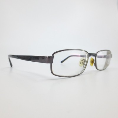 Flexon 467 by Marchon Eyeglasses Gunmetal Rectangular Frames 52-18-140 32948