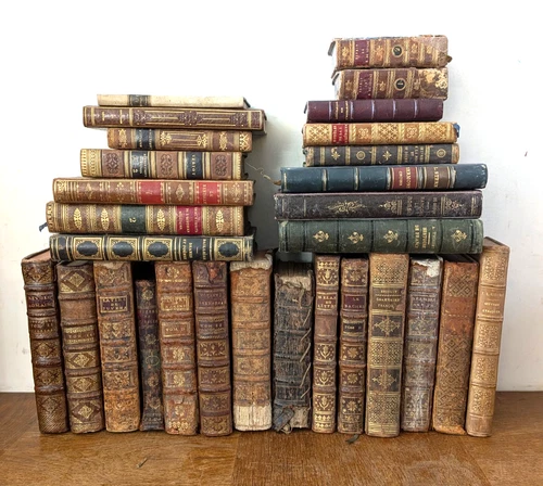 Lot of 29 antique books (17th/18th/19th century)