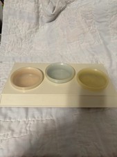 Vintage Baby Bowls Three Compartments