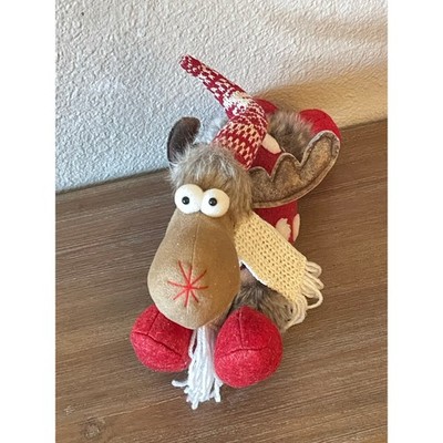 GiftCraft Christmas Polyestor Reindeer Plush Decoration 