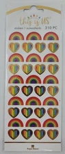 This Is Us Stickers Paper House 210 PC Rainbow Pride Pastel