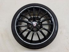 GENUINE PORSCHE 997 911 CARRERA SPORT DESIGN FRONT ALLOY WHEEL 8 X 19 BLACK