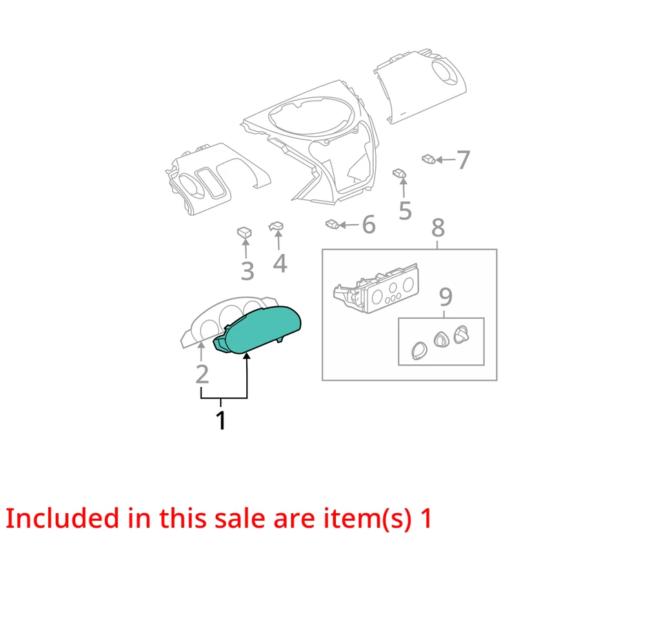2005-2007 Saturn Ion Speedometer Instrument Cluster Gauges RBLZG - Image 3 of 4
